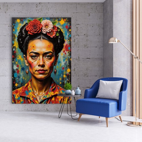 Wandbild frida kahlo frau - frida,