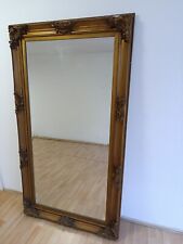 XXL Wandspiegel Barockspiegel Rechteckig Gold Schwarz L1.79 B1m