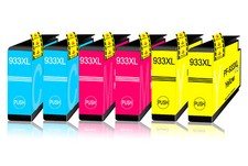 6 farbige Druckerpatronen für