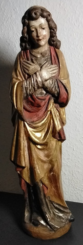 Antike holzskulptur holzfigur - holzskulptur,