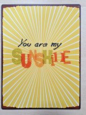 Metallschild VINTAGE " You are