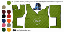 Fußmatten für VOLVO FH 4/5 Stickerei mit pneumatischem/drehbarem Beifahrersitz