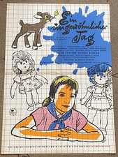 DDR Kino-Plakat Progress Film 1959 - Ein ungewöhnlicher Tag (Rosie`59) 57x40 cm