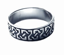 Silberring 925 er Tribal