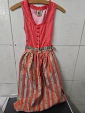 Kinder Dirndl Trachtenmode Kleid Isar Trachten Gr. 134 Kleid mit Schürze