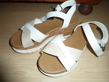 Plateau Sandalen weiß creme Damen 39 sehr gut