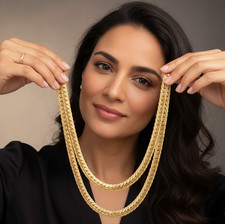 18k Goldkette Königskette