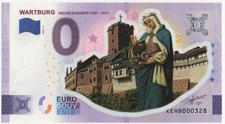 0 Euro Schein Deutschland, Wartburg - Heilige Elisabeth, 2024-9 coloriert