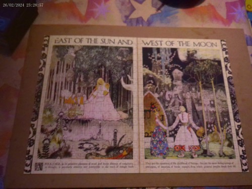 Puzzle east the sun - "east,