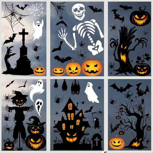 Halloween fensterbilder - halloween,