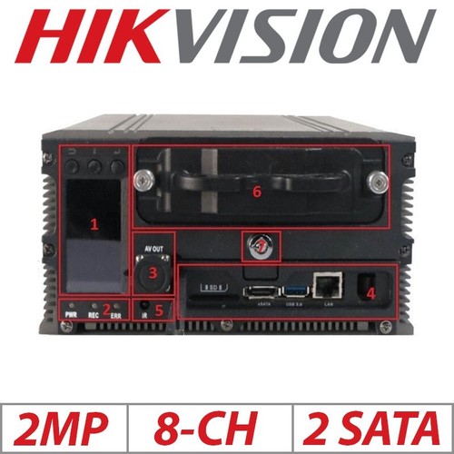 2mp 8ch hikvision 264 mobile - 2mp, h.264