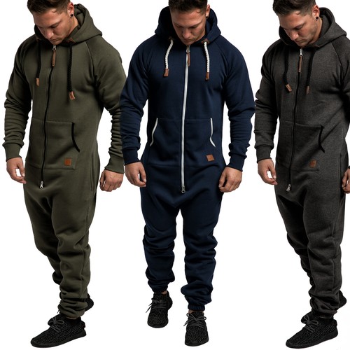 Herren overall jumpsuit onesie - overall,