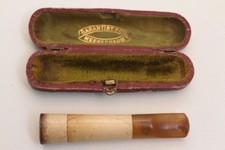 Alte Zigarettenspitze im Etui echt Meerschaum Mundstück 20er jahre goldene zeit 