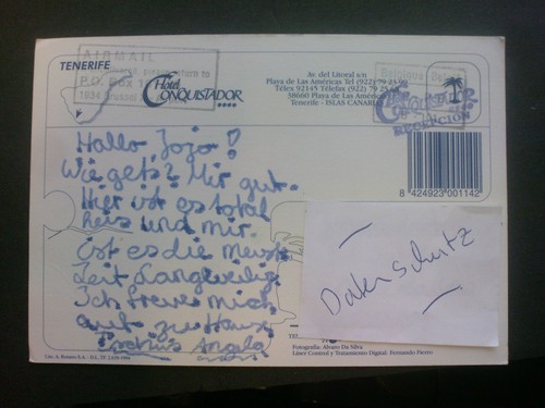 Postkarte von teneriffa nach - postkarte,