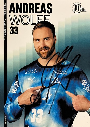 Autogramm andreas wolff - andreas,