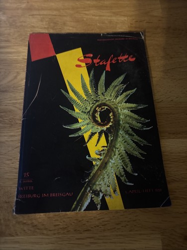 Stafette april heft 1959 - stafette,,