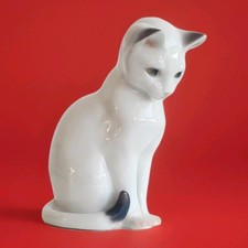 Porzellan Figur Katze Bing &