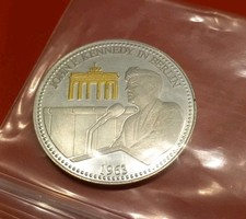 John F Kennedy Medaille Besuch