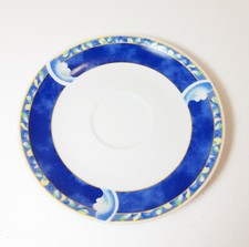 Unterteller kleine Teller Van Well Wellco Design Germany blau weiß