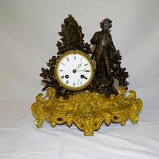 Antike Kaminuhr Pendule Figur