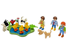 Playmobil 3 Kinder 2 Hunde am