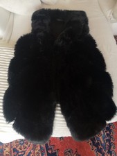   Fellweste tiefschwarz