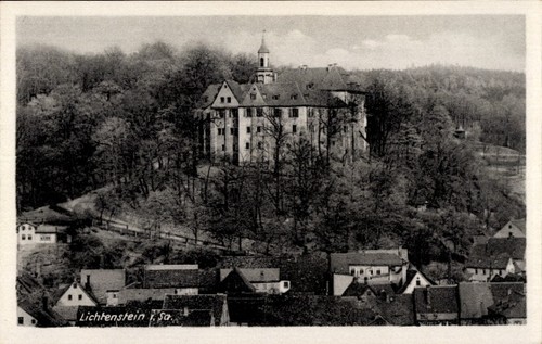 Lichtenstein sachsen - ak, in