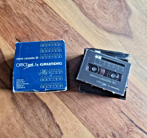 Grundig steno cassette - grundig, steno-cassette