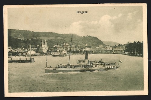 Bregenz seitenraddampfer bei - seitenraddampfer,