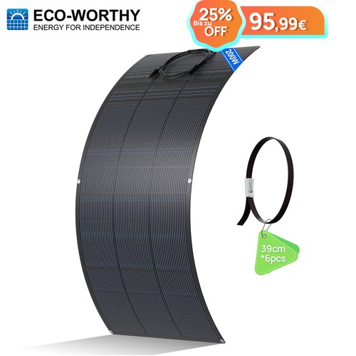 Eco worthy 200w - 200w, flexibles