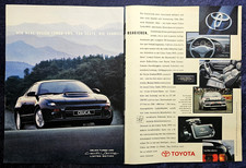 Toyota Celica Turbo 4 WD, Carlos Sainz original Werbung 1991  Großformat DIN-A-3