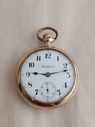 Rockford pocket von 1908 14k - rockford,