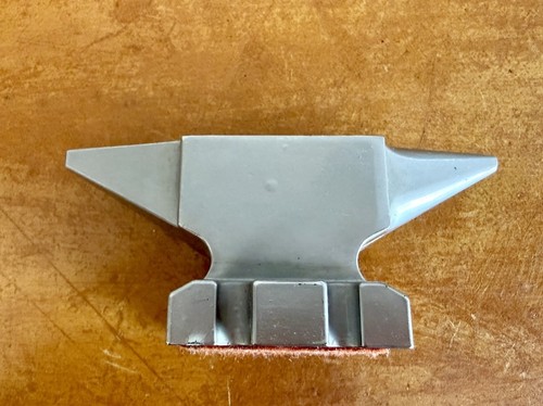 Mini stahl amboss poliert - stahl,