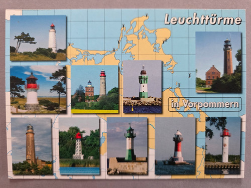 Ansichtskarte leuchttürme - ak,