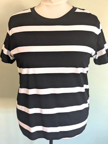 Shirt schwarz weiß - h&m, t-shirt
