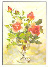 Blumen AK Künstler Roth-Schaberschul, Rosen