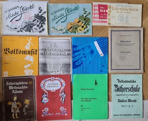 Konvolut versch alte noten - alte,