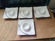 4 Eierbecher "Dacapo" Via Ritzenhoff & Breker sehr guter Zustand