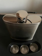 Flachmann , Stainless Steel m. Becher