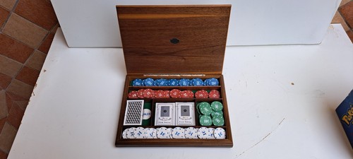 Poker koffer aus - aus, massivholz