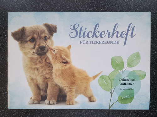 Stickerheft herzen tiere - stickerheft,