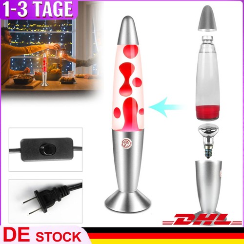Große lavalampe 33cm rot - lavalampe,