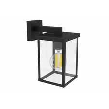 Philips Außenwandleuchte Außenlampe Außenleuchte Lampe schwarz E27 23 6x17 4cm