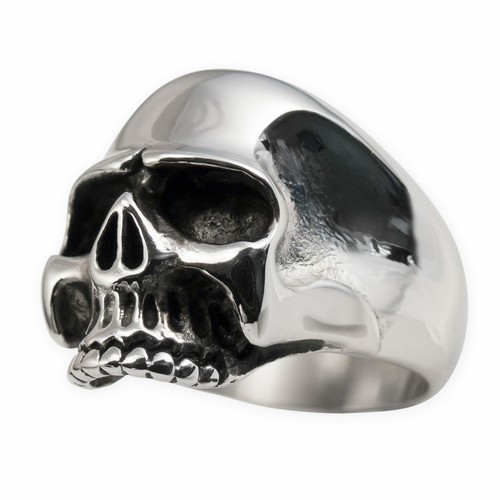 Totenkopf ring edelstahl keith - ring,