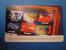 Rettet die Schmetterlinge - Telefonkarte 12 DM leer PD 8 96