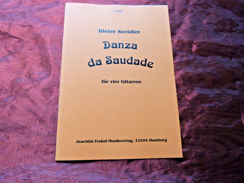 Danza saudade noten für - saudade,