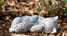 Frostfeste Steinfigur Katze