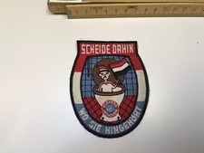 FCB FC Bayern München Aufnäher Patch #12 Fußball Anti Kloschüssel (kein Trikot)