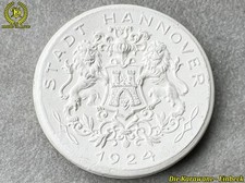 Medaille stadt hannover - medaille, 1924