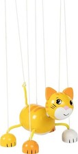 Marionette Katze H: 11,5 cm